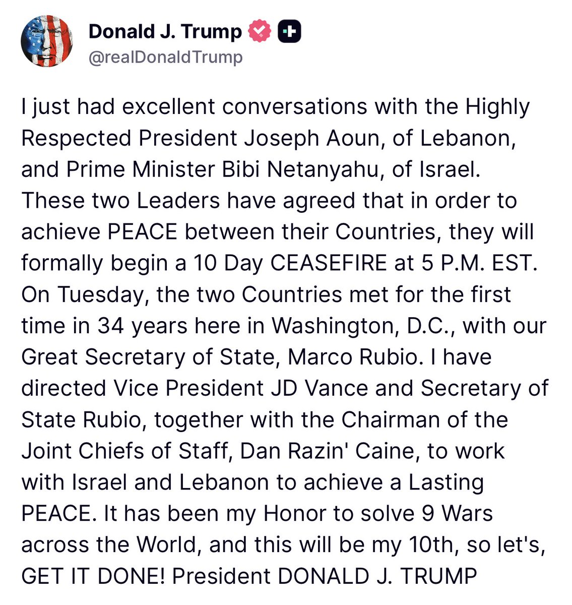 Karoline Leavitt tweet media