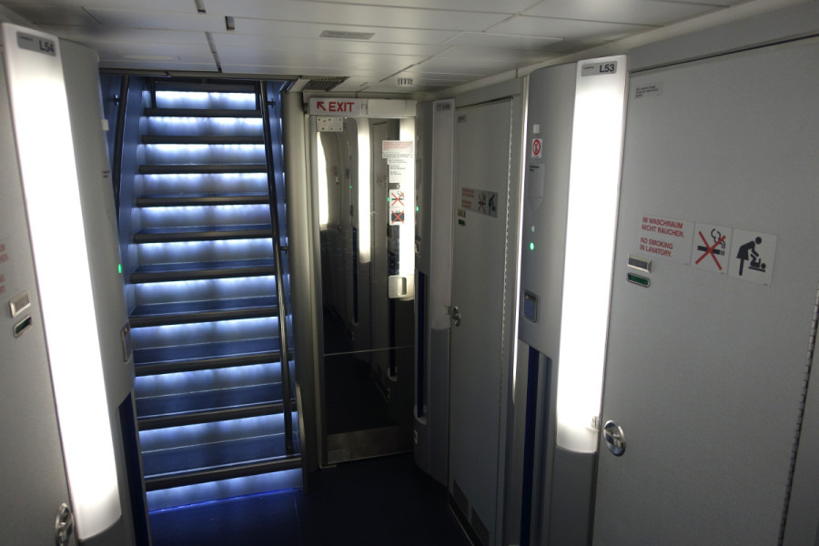 kpottermn's tweet photo. Lufthansa is retiring its A340-600s this fall, which means you have just six months to take a dump on the secret lower deck of a plane https://t.co/YHOWJOCAZu