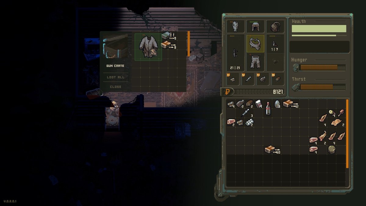 Scavland_'s tweet image. We have been creating a game inspired by Metro 2033 and S.T.A.L.K.E.R., and here are some images of my game: Scavland. It is a post-apocalyptic RPG forged in rust, blood, and broken oaths. Survive the wastes or be consumed by them. #stalker #metro203 #indiegame  #2dgames