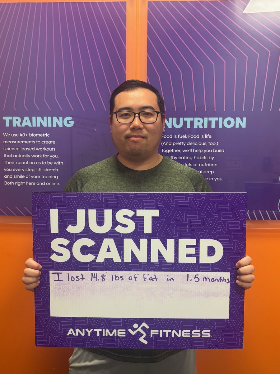 AFTenTen's tweet image. Jack 🔥
14.8 lbs of fat down in 6 weeks. Read that again.
This wasn’t luck… this was discipline showing up every single day.
Different level of commitment. Different level of results.

#anytimefitness #anytime #gymmotivation #gymlife #fitness #fitnessfamily #livebetterlonger...