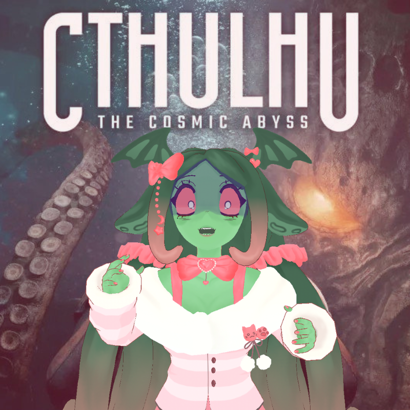 Live in 30 min on the purple site!! Of course me the Cthulhu gotta play the new Cthulhu cosmic abyss game 😛

Link is in bio! Hope to see you there! 🩷🐙

#Vtuber #ENVtuber #HorrorGame