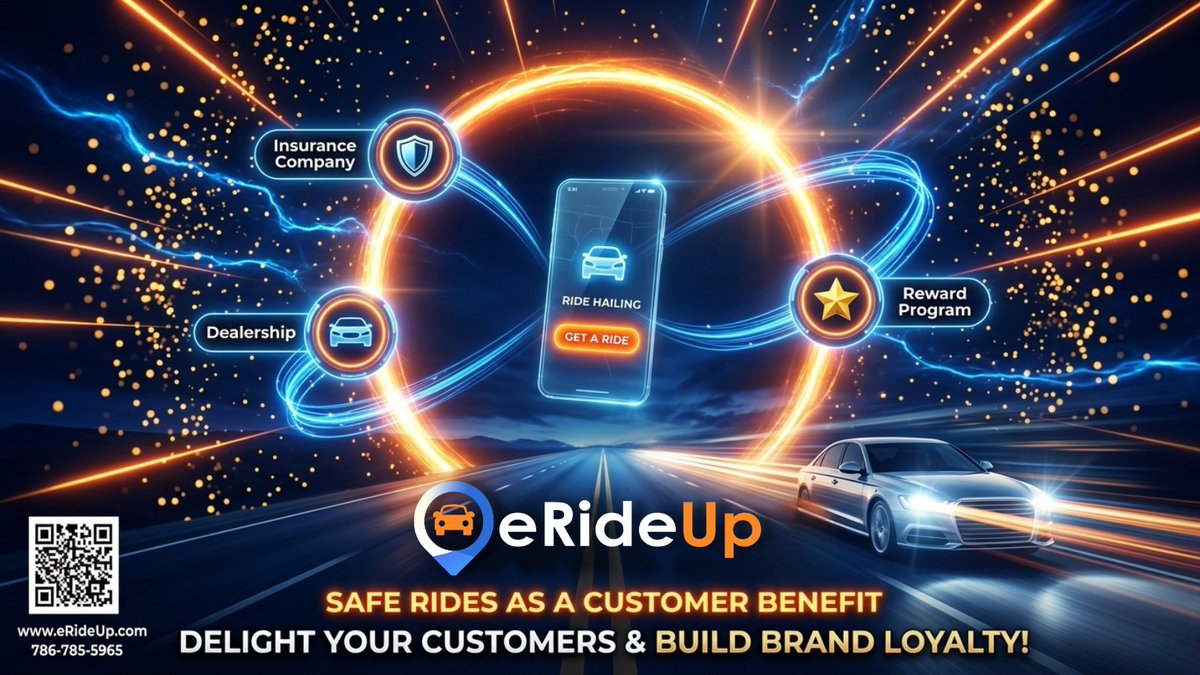 eRideUp's tweet image. Ride easy, ride smart with eRideUp your journey, simplified.

📞 (888) 202-2807
📧 info@erideup.com

#eRideUp #SmartRide #EasyTravel #OnDemand #RideNow