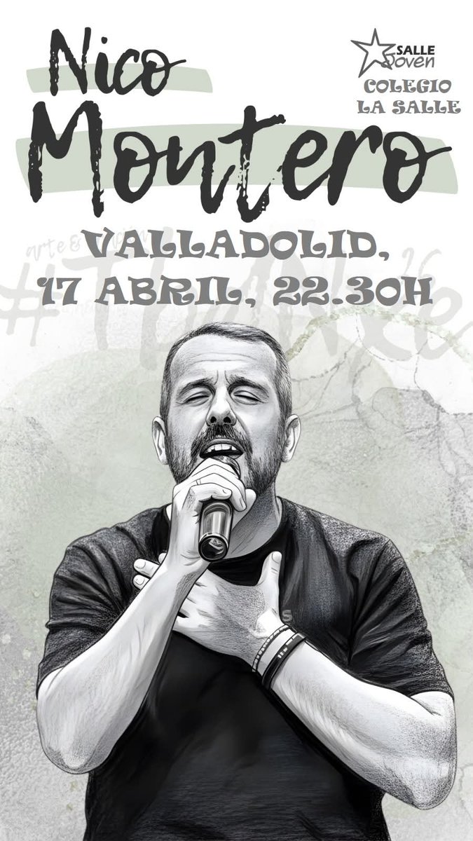 culturayfehoy's tweet photo. Nico Montero en concierto:
viernes 17 | 22.30h La Salle Valladolid
sábado 18 | 12h parroquia Ntra. Sra. Altagracia de Madrid, con Ángel Catela ganador concurso 'Música y Fe' de la ACdP
sábado 18 | 19.30h plaza Ayto Toledo
@soynicomontero @LaSalleVall @acdp_es  @ProyectoMater https://t.co/7xsumE9AeS