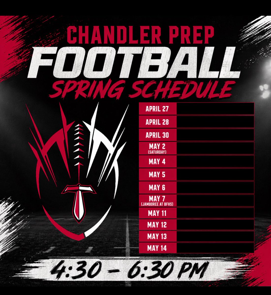 Chandler Prep Titan Football tweet media