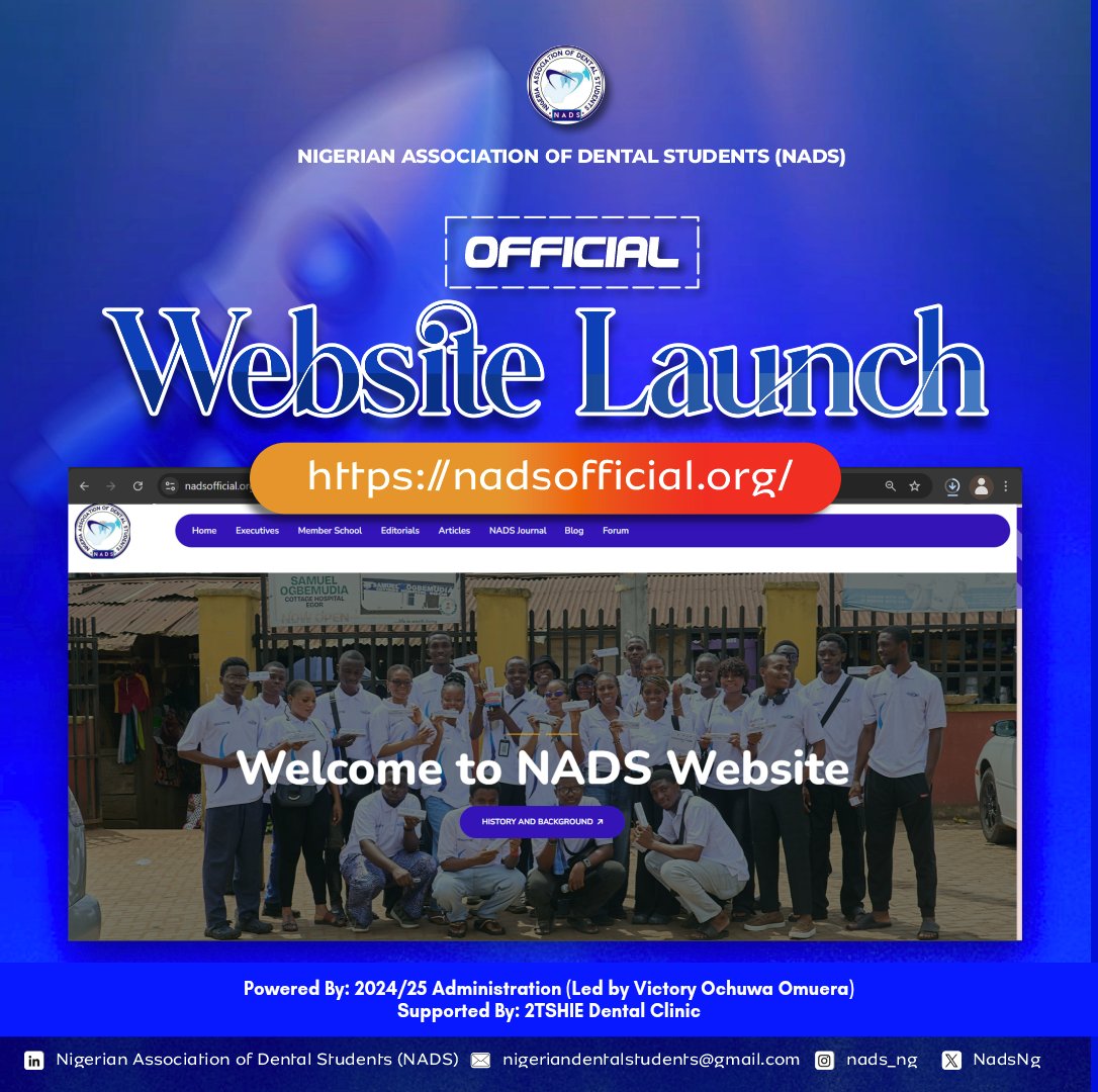 Nigerian Association Of Dental Students (NADS) tweet media