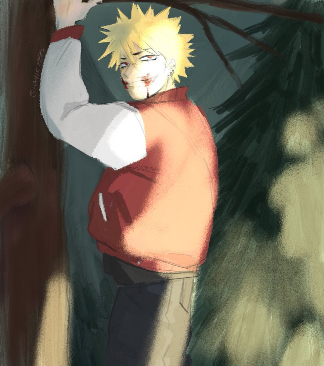 twilight au! x krbk 

#MHAfanart #BNHA #bakugo #kirishima #krbk