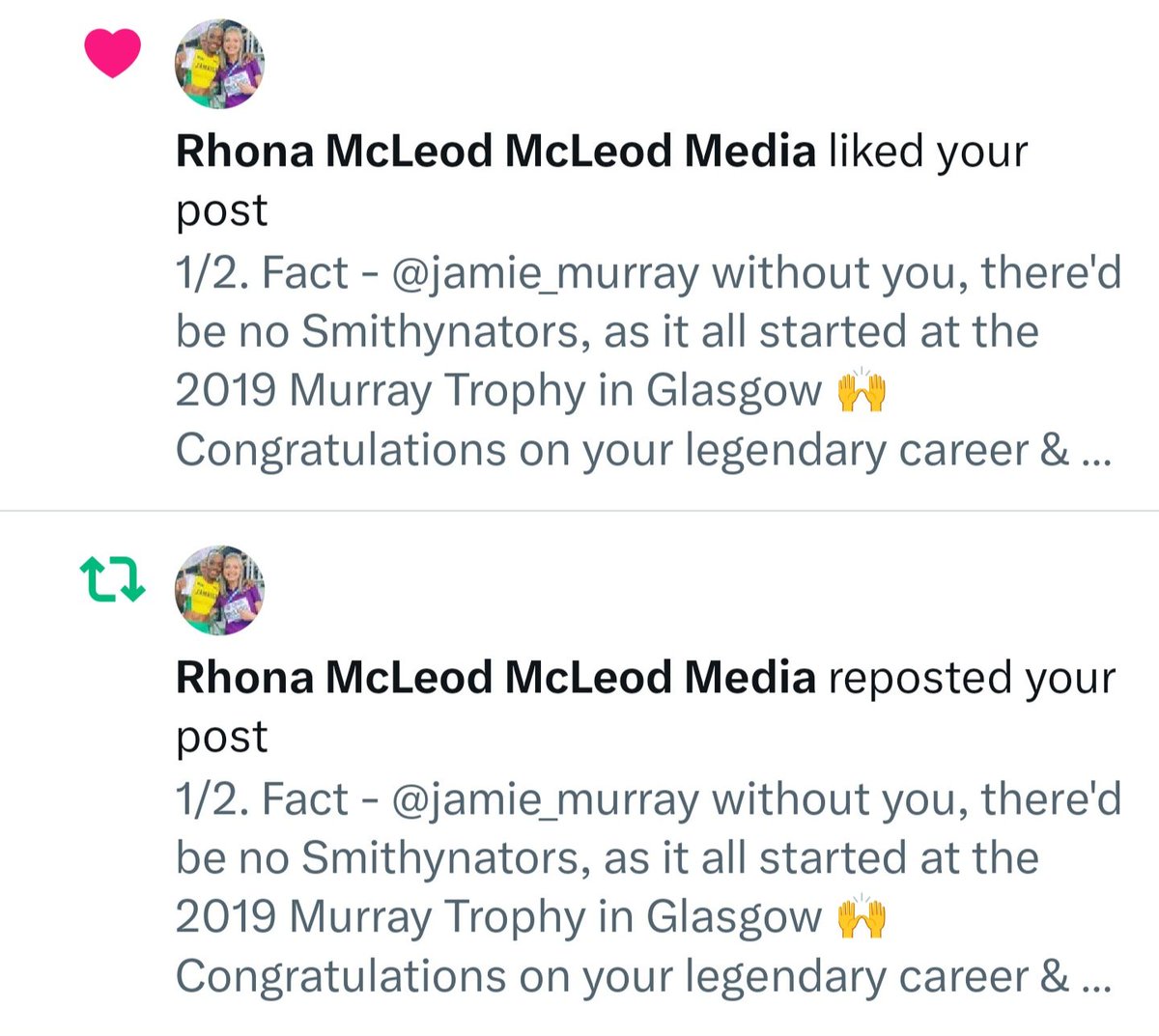 @Smithynators - JP Smith tennis supporters tweet media