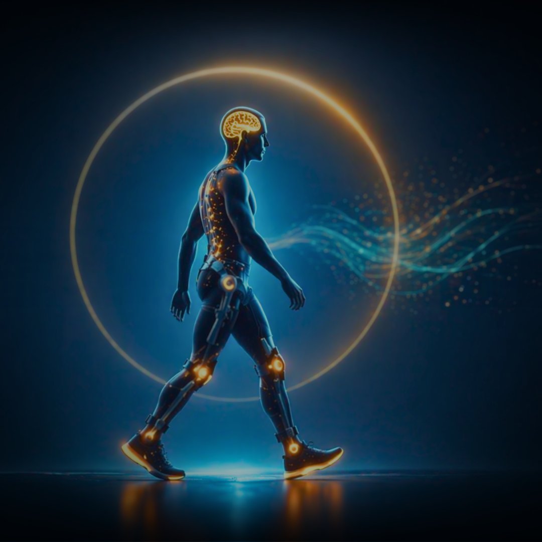 IEEEBrain's tweet image. What if walking again isn’t just about moving, but feeling it too? Researchers created a two-way #brain interface letting signals flow from mind to machine, bringing us closer to restoring motion and sensation after #paralysis. Details at #bioengineerorg: bit.ly/4vxV5t5