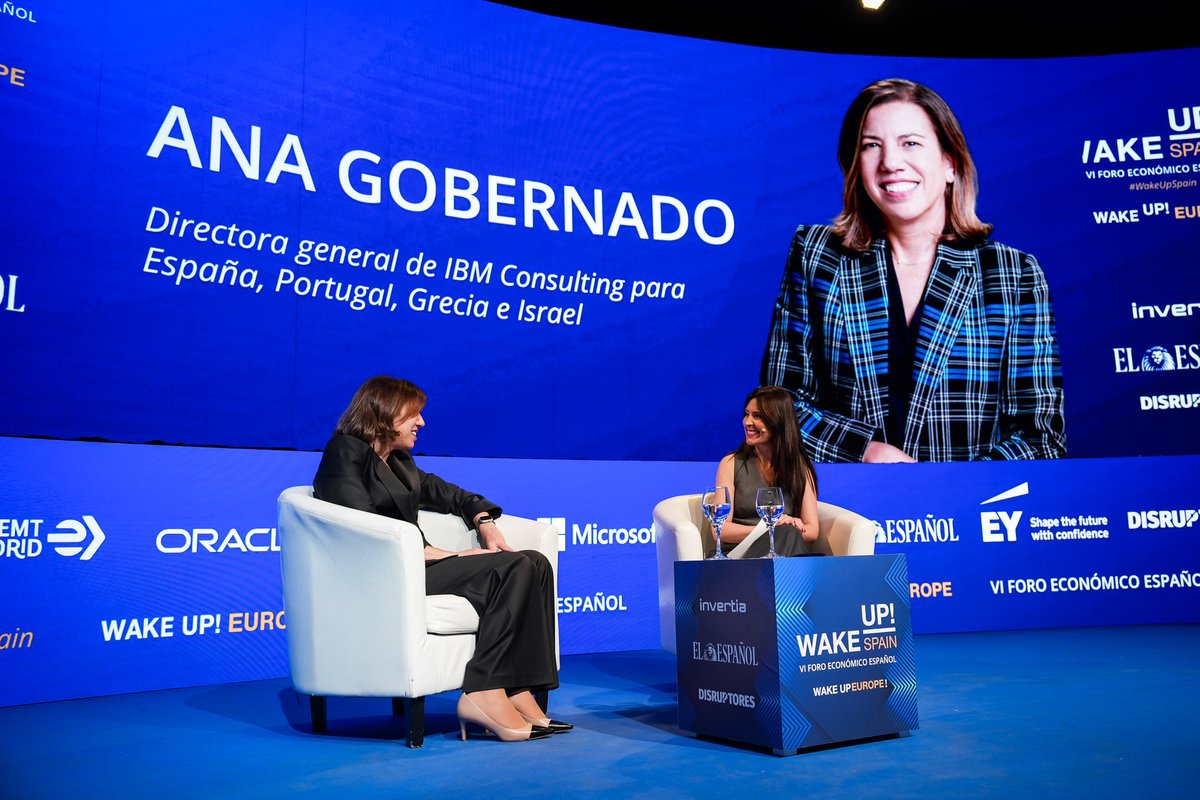 beazmi's tweet photo. ✨ Un año más es un placer y un privilegio conversar en #WakeUpSpain con líderes como Ana Gobernado, directora general de @ibmconsulting para España, Portugal, Grecia e Israel.
📰#Crónica y #vídeo, aquí 👇
🔗https://t.co/EsxqblKmTQ

Vía @elespanolcom, @Invertia y @disruptoresee https://t.co/qMa9P4bhxi