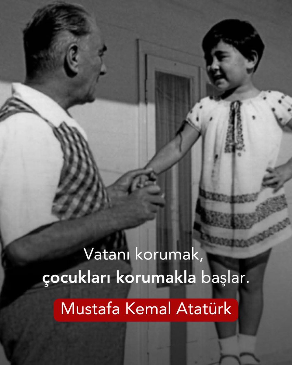 Oysa vatanı korumak, çocukları korumakla başlardı.