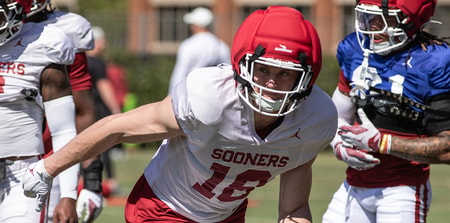 BPrzybylo's tweet image. “Obviously, that's been a challenge coming in. But it's something I've embraced &amp;amp; just keep working on. There's gonna be a learning curve &amp;amp; I think I've been taking it step by step, getting better each day."

For #OU LB Cole Sullivan? Finding consistency.

on3.com/teams/oklahoma…