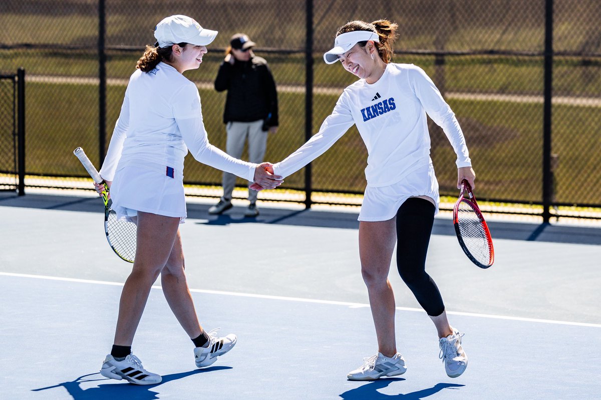 KUAthletics's tweet photo. Good luck to @KansasTennis at Big 12s!!

#RockChalk https://t.co/fkpZzkYIuT