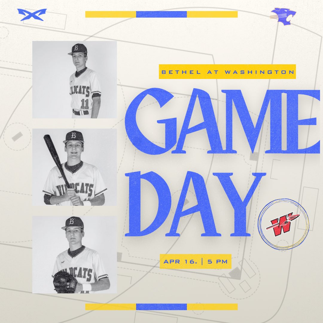baseballbethel's tweet photo. Okay…Lets try this again😅

⚾️ at Washington Warriors
📍Washington High School 
⏰ 5:00PM
📊 https://t.co/CPvvJfwzhF

#GoWildcats https://t.co/cr1uZIKAxI