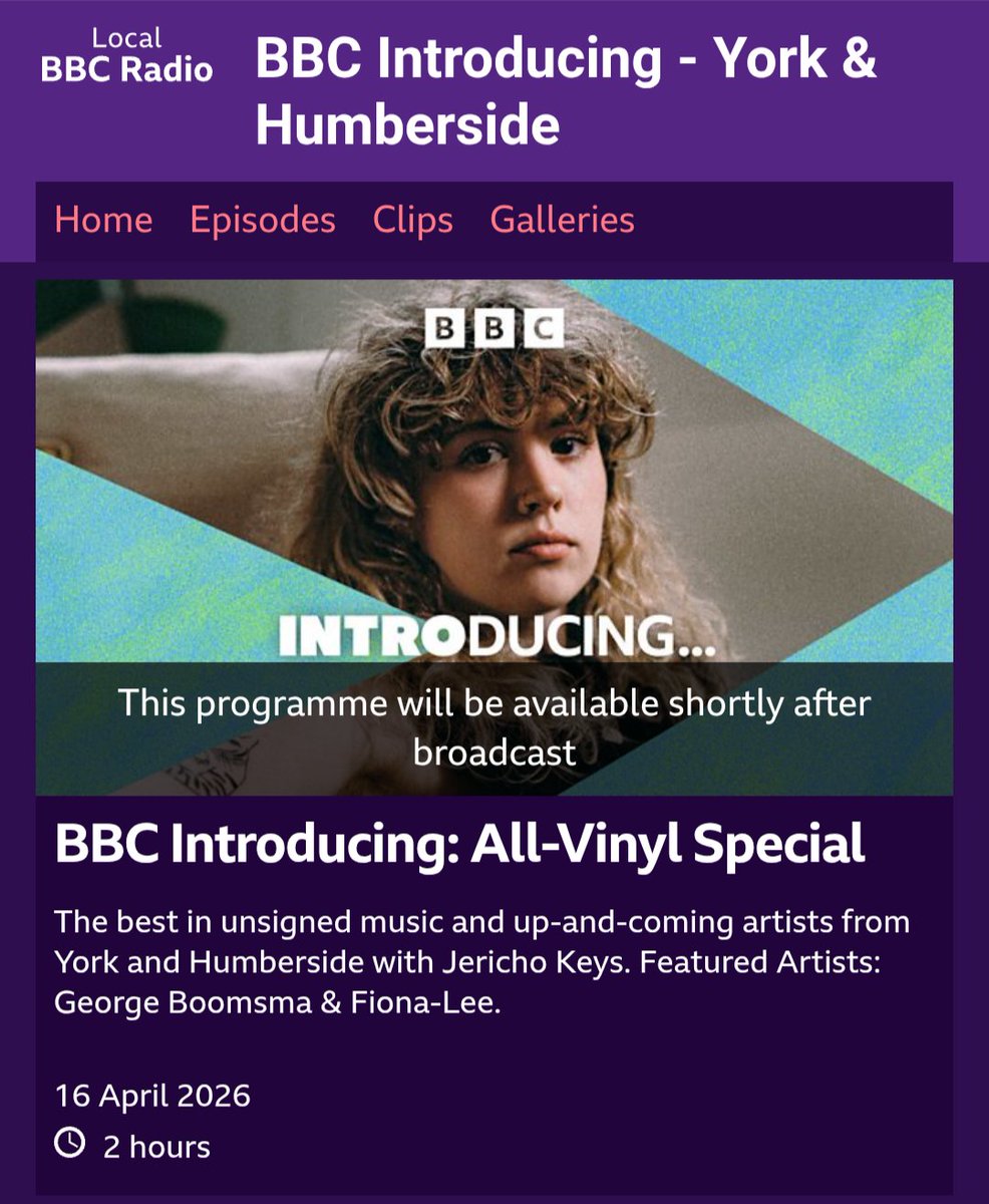 MattEdible's tweet photo. Tonight (+ repeat on Saturday and anytime on @BBCSounds ) - @JerichoKeys @bbcintroducing vinyl special! All tunes, including ours, played direct from magnificent wax. Make sure you check this one out! Then why not head over to @Bandcamp &amp; grab some of those sweet records? https://t.co/A8lQZ1PTOX