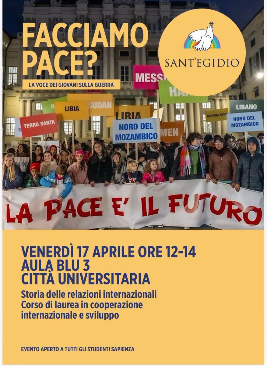 Giovani per la Pace tweet media