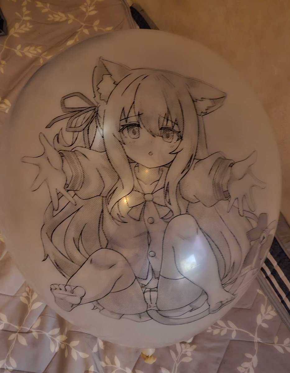 wayne58632381's tweet image. Kisaragi 氣球來自 @Rokuzon95 Tanrou，真的超可愛！
從 @ichiro715513126 イチロー 那邊取得，感謝 :pray:

This Kisaragi balloon is way too cute…! :face_holding_back_tears:
Made by @Rokuzon95 Tanrou
Got it from @ichiro715513126 Ichiro, thank you :pray:

#looner #風船 #風船フェチ