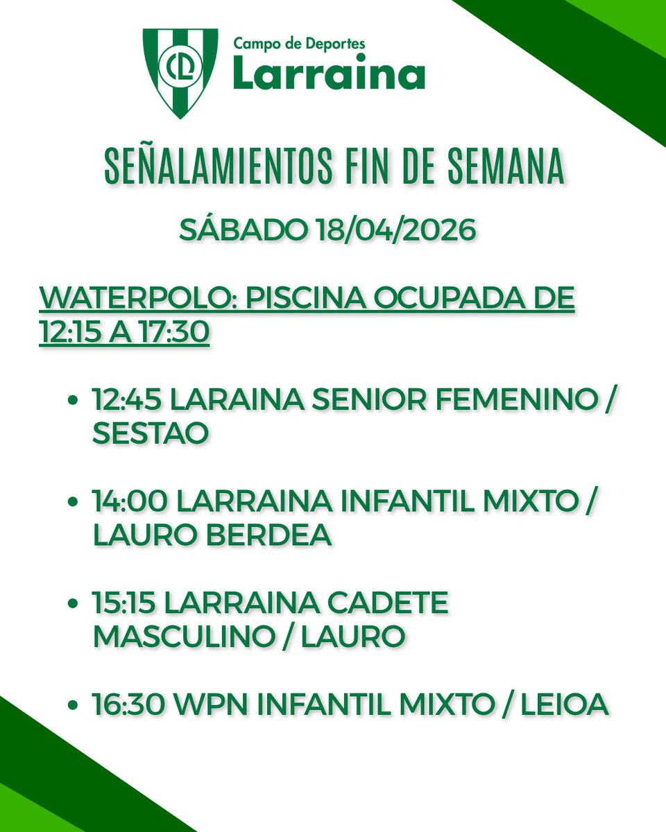 Campo de Deportes Larraina tweet media