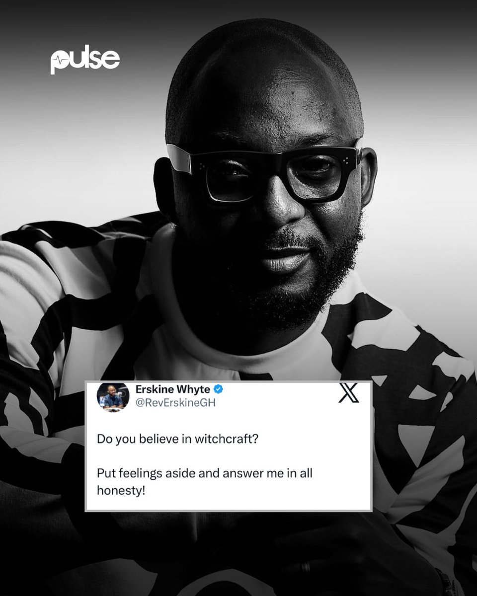 PulseGhana's tweet photo. Do you believe in witchcraft? Feelings aside, let’s have a conversation.
✍️@RevErskineGH
#XPostOnPulse https://t.co/UzLP3ZUqxC