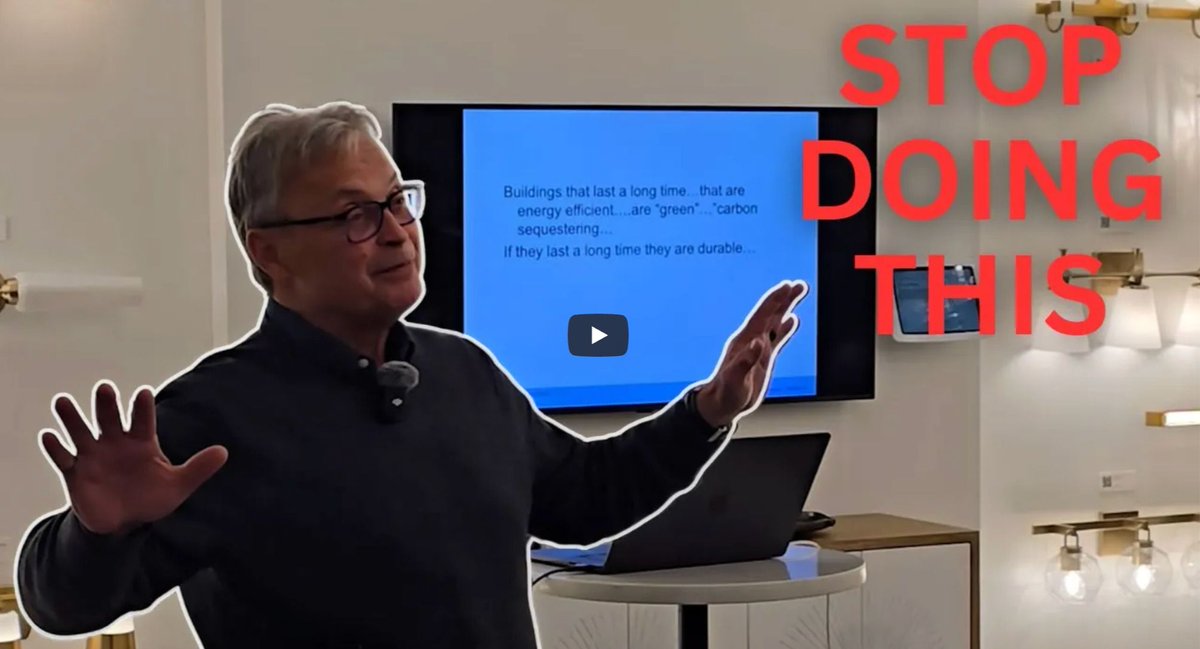 MIGreenBuilding's tweet image. We risk lives when we ignore #buildingscience, according to Dr. Joe Lstiburek. Before #energyefficiency, we must address #fires #structure #wind #floods #contaminants &amp;amp; #materials buff.ly/QzHpISf #resilience #health #safety #building #construction #greenbuilding