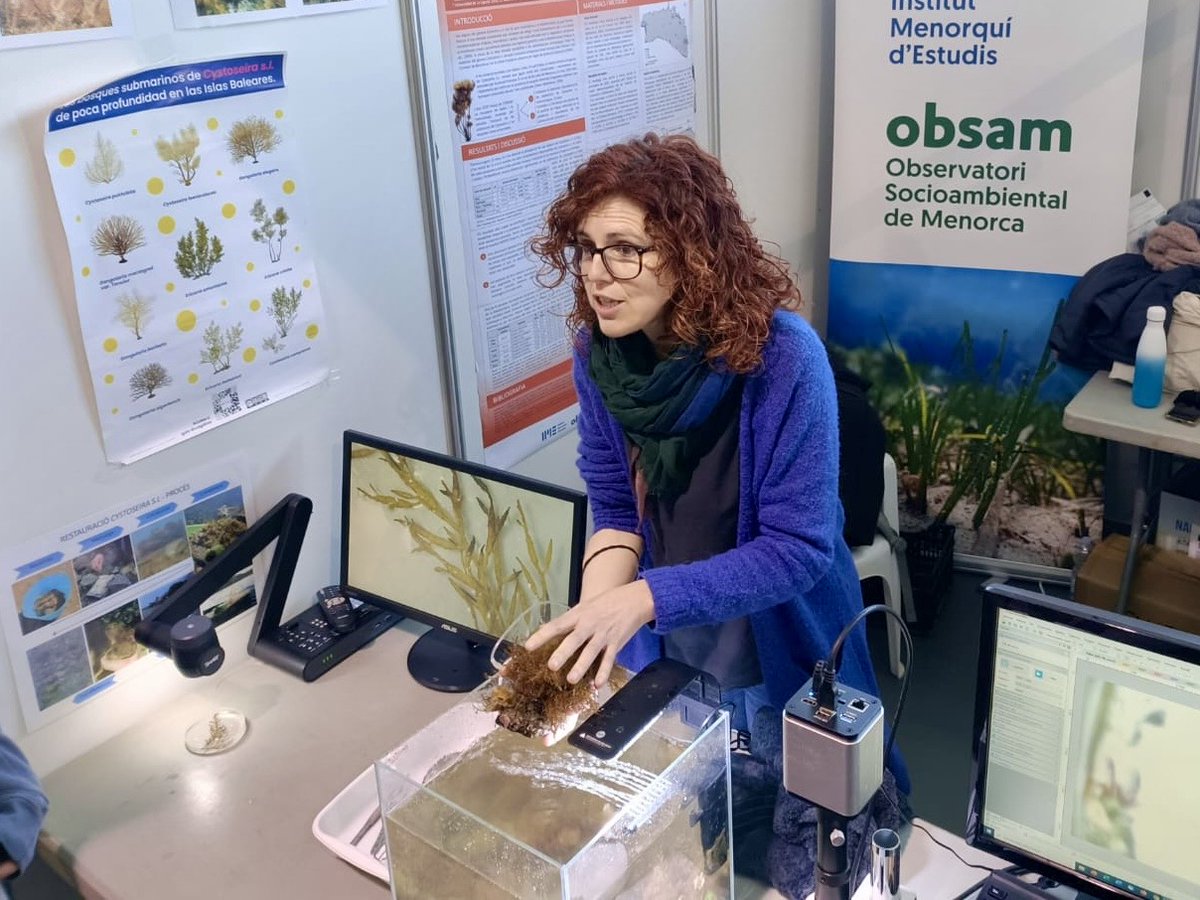 MED_Artemis's tweet photo. We're taking action by fostering dialogue across communities in Menorca | Spain.
Through a serie of local activities and exchanges with our partner @IMEMenorca, we’ve engaged youth and deepened their understanding of the importance of seagrasses like Posidonia oceanica LINK 👇 https://t.co/oXsnxWluxB