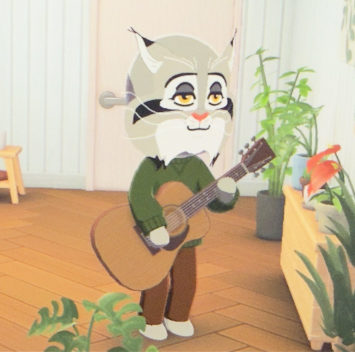 Juniz2dxn's tweet photo. Pawbert in tomodachi life https://t.co/y4ldrhM4SG