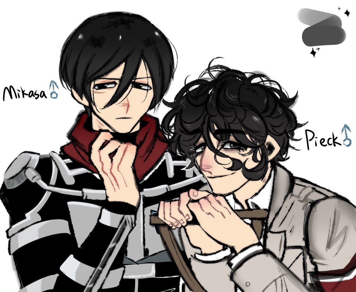 idc1066026's tweet image. #aot ⬛️🟨