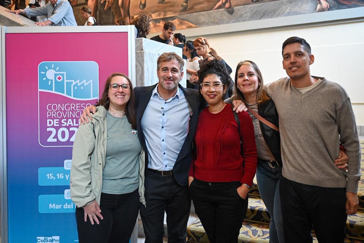 FedericoAchaval's tweet photo. Estamos junto a médicos y trabajadores del sistema de salud de Pilar participando del #Cosapro en #MarDelPlata, el Congreso Provincial donde debatimos y compartimos la importancia de seguir impulsando políticas sanitarias que fortalezcan un sistema de salud público, accesible y de calidad para todos.

Este espacio clave para intercambiar experiencias, construir consensos y seguir trabajando por un mejor acceso a la salud para todos nuestros vecinos y vecinas.