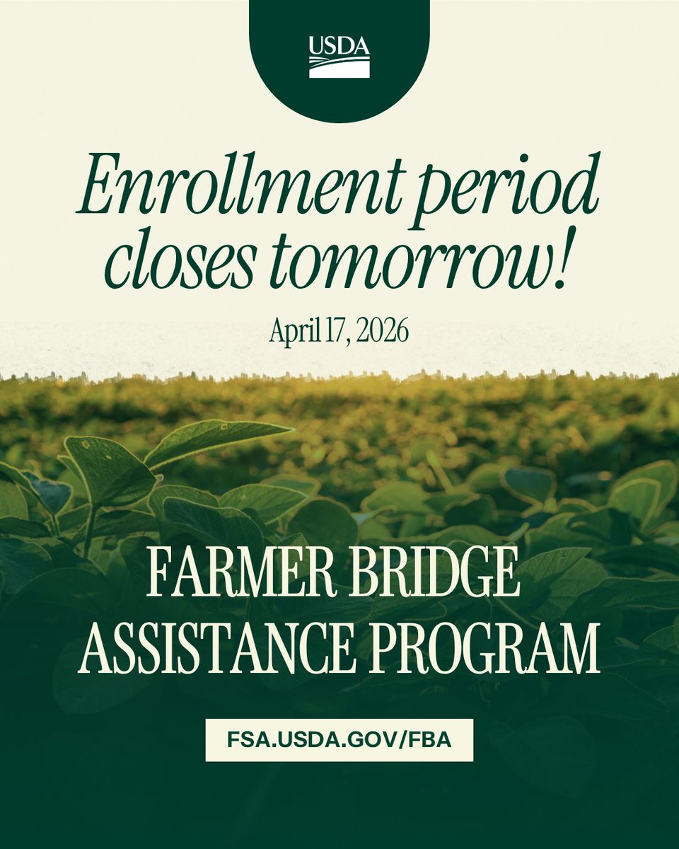 Dept. of Agriculture tweet media