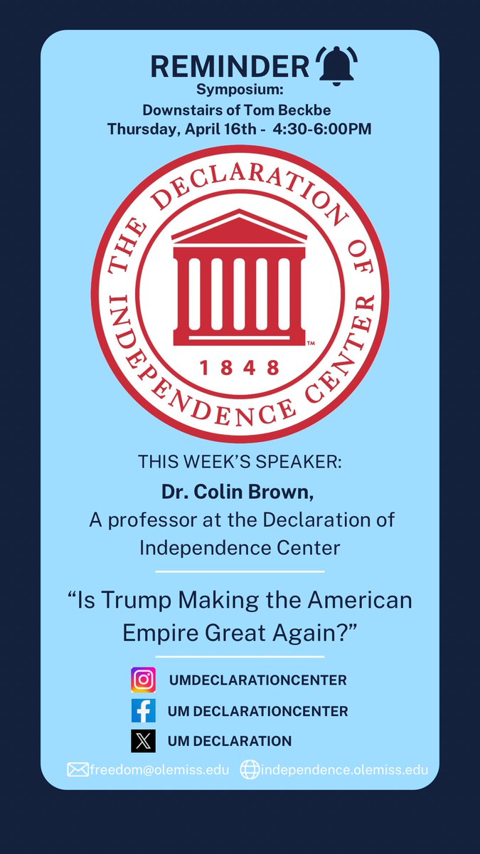 The Declaration of Independence Center tweet media