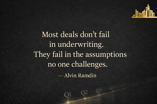 alvin_pcg's tweet photo. Most deals don’t fail in underwriting.

They fail in the assumptions no one questions.
The numbers can work.

The structure can look clean.
But if the foundation is off

the deal is already broken.
That’s where real operators focus. https://t.co/f1I4g5qLJc