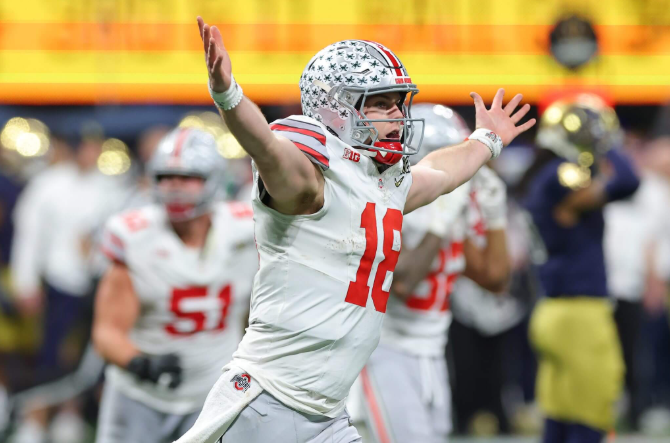 joehall310's tweet image. “You can create generational wealth now and it doesn’t have to start in the NFL,” said quarterback Will Howard, who won the national title at Ohio State two seasons ago. #PlayerDevelopment #EducationMeetsOpportunity