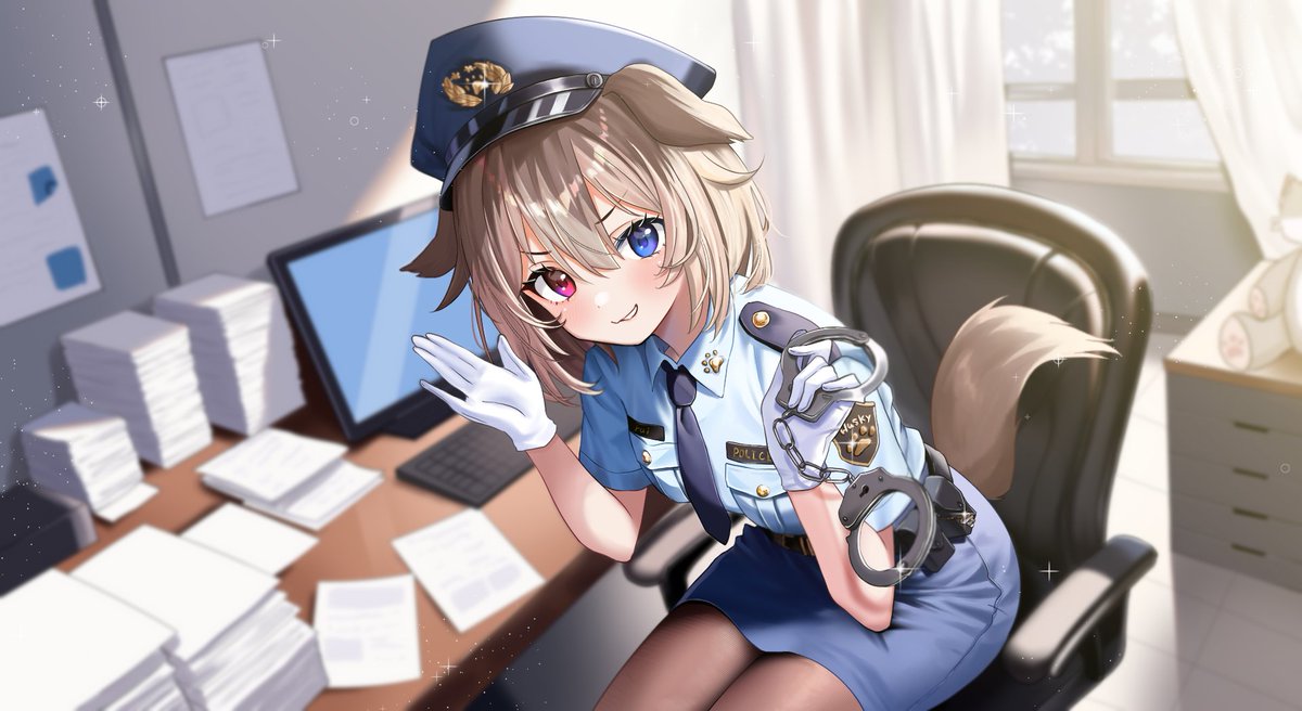 おはよ～🐶
捕まえちゃうぞ～♡
 
#おはようVtuber