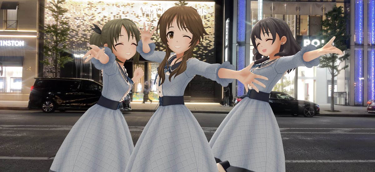 夜遊びフレンチビビカラ🩷💚💜

#デレステAR #デレスポAR #高森藍子 #今井加奈 #藤原肇 #ビビッドカラーエイジ #高森藍子のスクラップブック