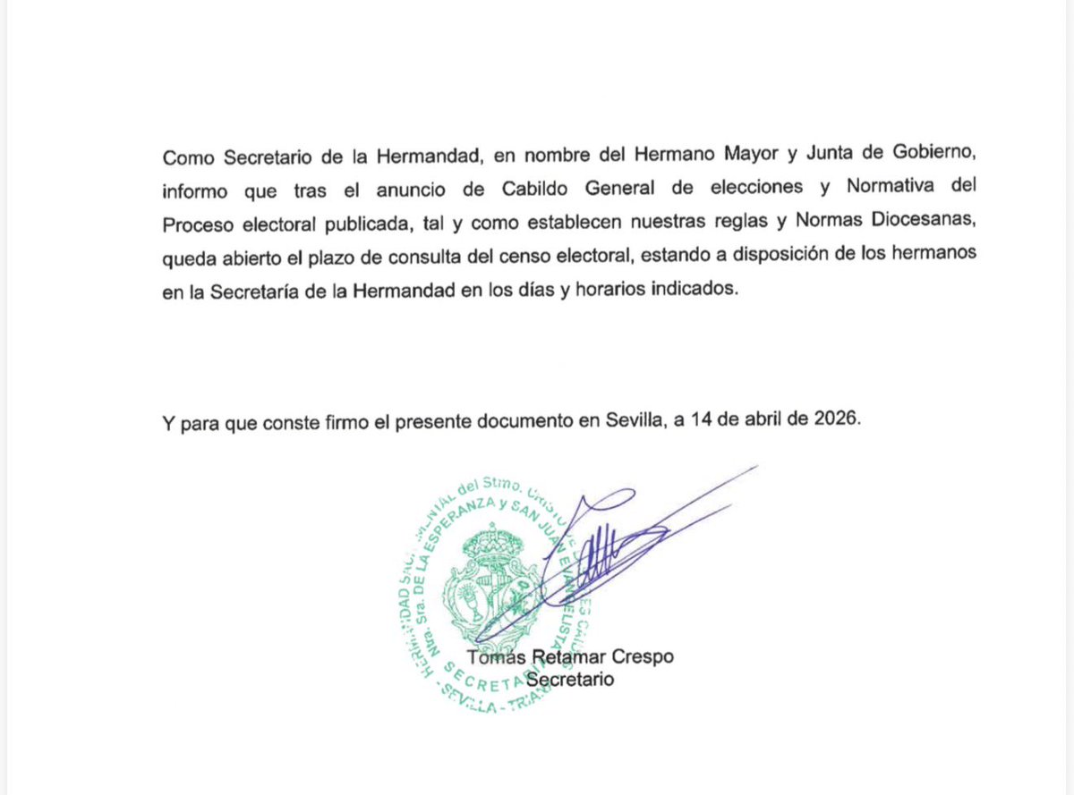 Esperanza de Triana tweet media