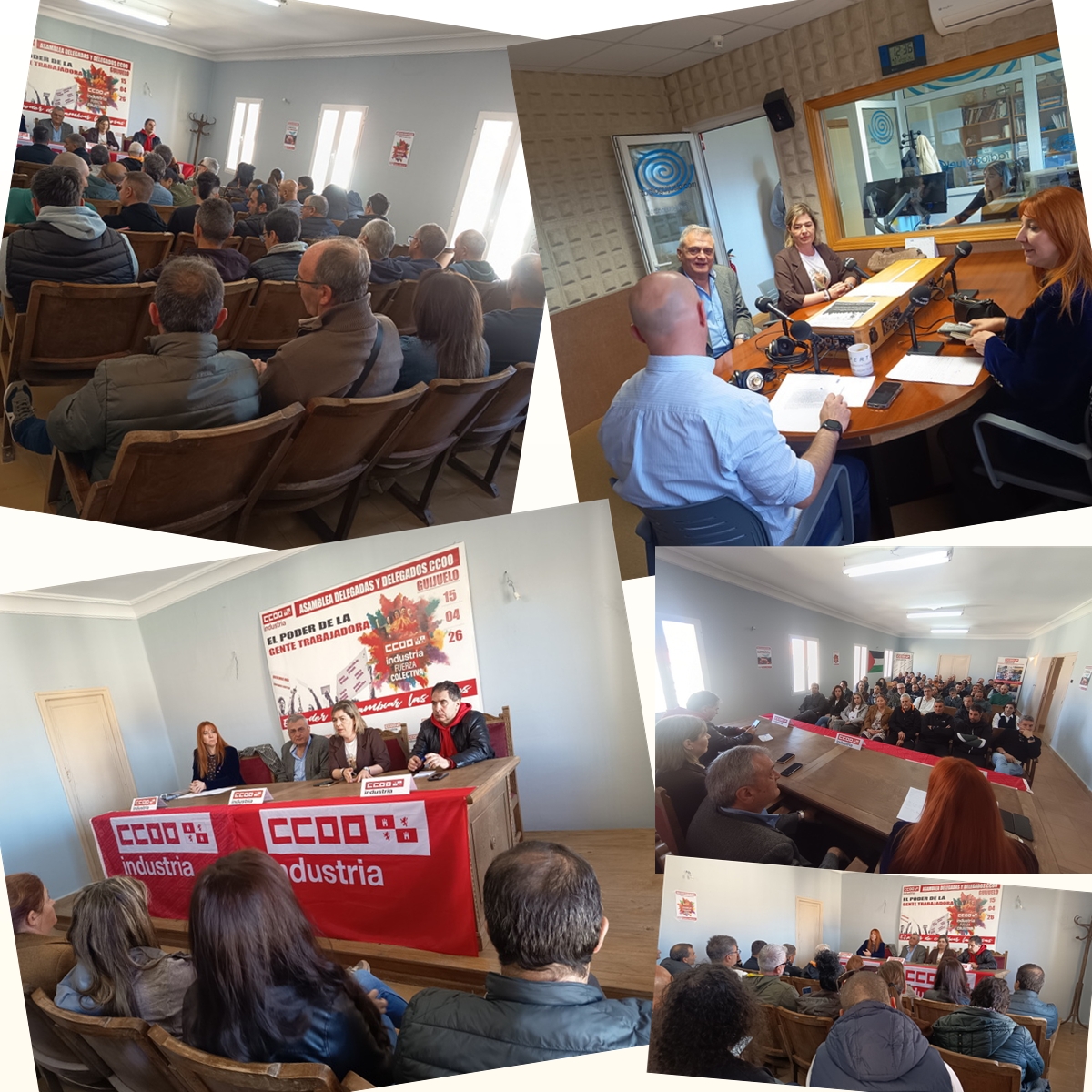 📍Guijuelo acoge un encuentro de CCOO 🏭 con más de 50 RLPT del sector agrario e industrial. 🤝 Refuerzo sindical y debate sobre el convenio cárnico 🥩 para mejorar condiciones laborales y salariales. 💪📊

👉 goo.su/t0Zgh