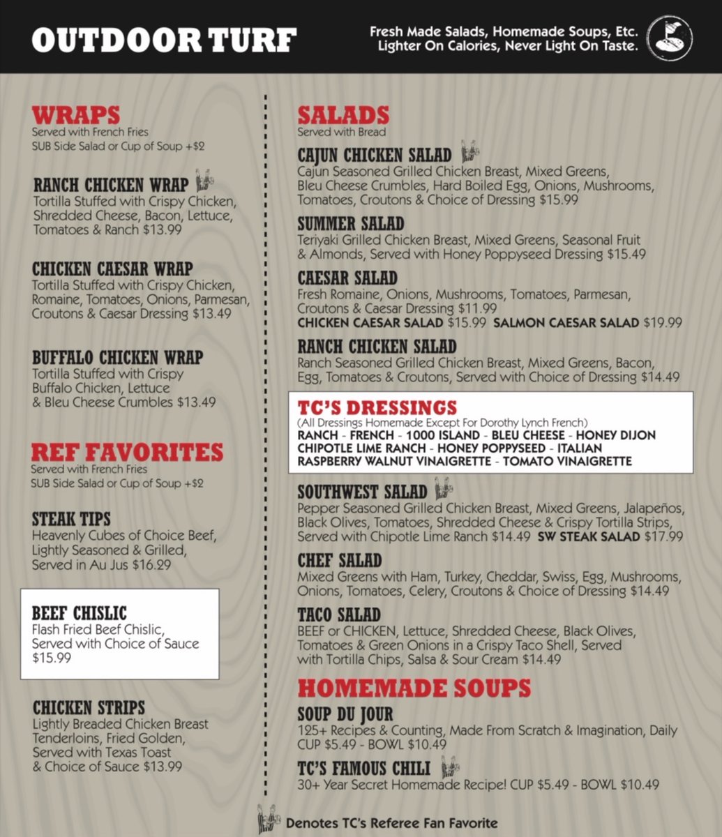 TC's Referee Sports Bar & Grill tweet media