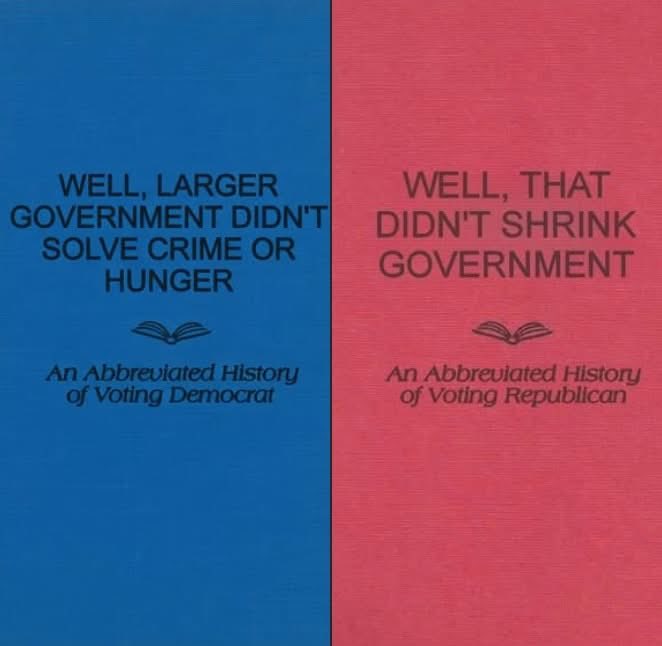 LPNational's tweet photo. @TheDemocrats Insanity https://t.co/KtaOJSlMJ2