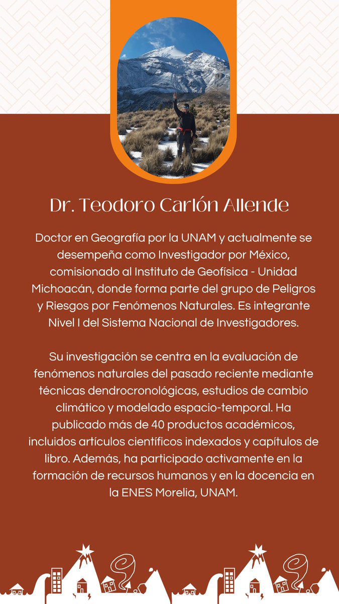 amerhid's tweet photo. ¡Te invitamos a participar en los talleres del #CONRHID2026! 💻📊🌲

Regístrate en el taller “Peligros naturales: una mirada desde la dendrocronología”, impartido por el Dr. Teodoro Carlón Allende, especialista en estudios de cambio climático y modelado espacio-temporal. https://t.co/AauupdjWDv