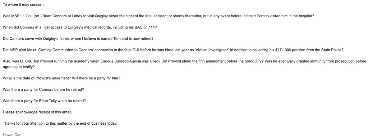 Howie Carr tweet media