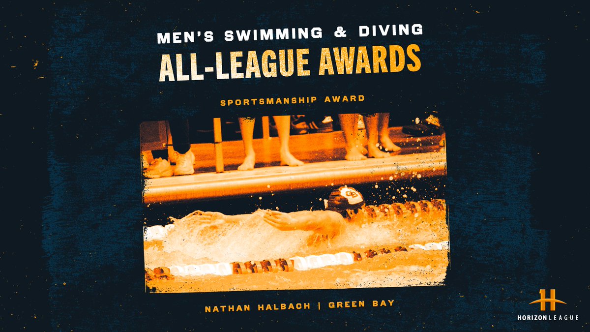 HorizonLeague's tweet photo. Congratulations to your 2026 #HLSD Men's Sportsmanship Award winner, Nathan Halbach of @GBPhoenixSwim!
Read more: https://t.co/WZBqExQNcb
#OurHorizon๐ https://t.co/dxZOSLHWTH