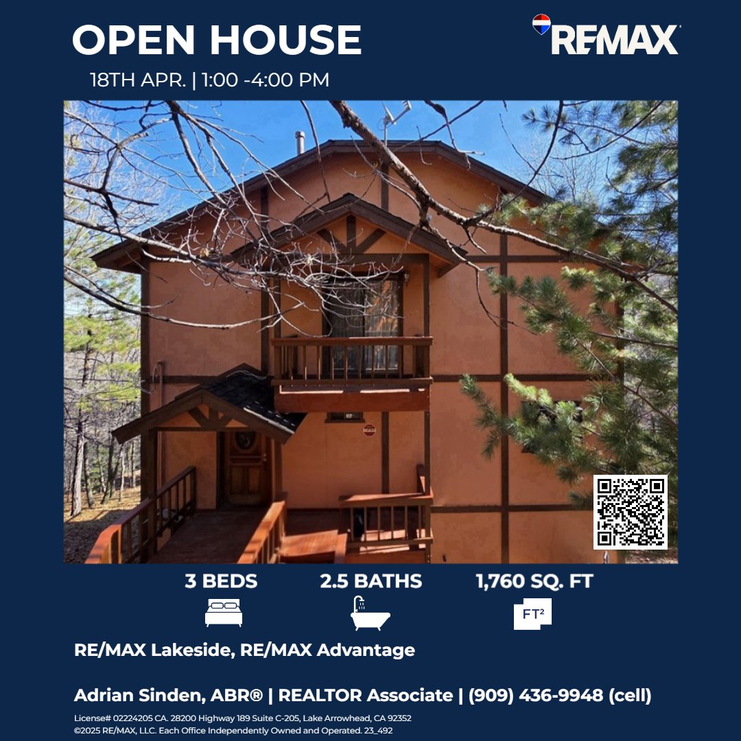 YourCaptofRE's tweet image. FIRST time on the market! Join me at its FIRST Open House this Saturday. Be the FIRST to make an Offer! 😍💰😎
1227 Portillo Lane, Lake Arrowhead
#openhouse #homesforsale #MountainLife #LakeLife