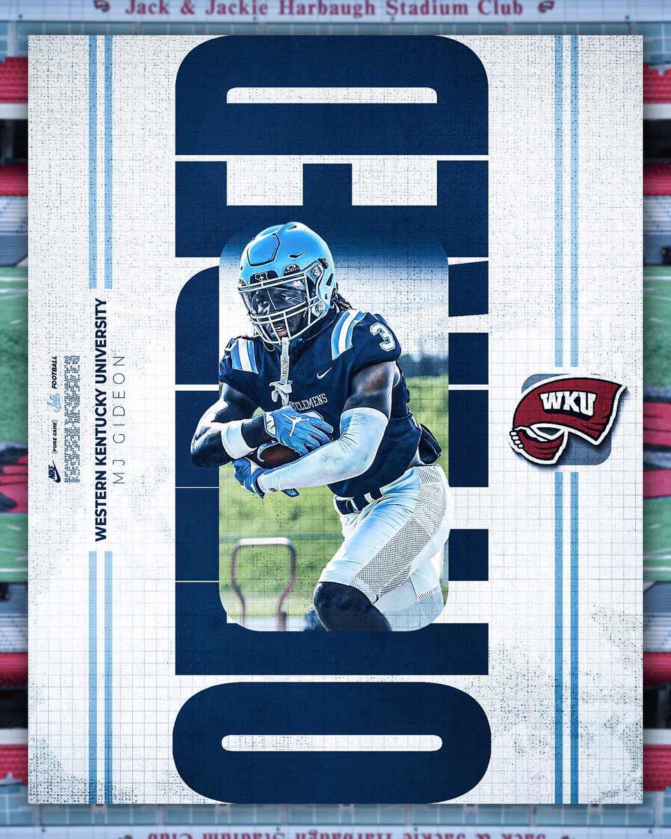 JCJetsFootball's tweet photo. Hard work paying off! Congratulations to 2027 Running Back MJ Gideon on earning an offer from The University of Western Kentucky! #BuiltOnCountyLine https://t.co/COM14vhxKJ