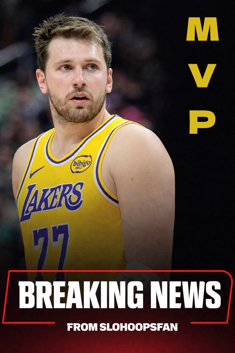 SloHoopsFan's tweet photo. DEVELOPING STORY: I’m endorsing Luka Dončić for 2026 NBA MVP https://t.co/S5fgf1BHjR