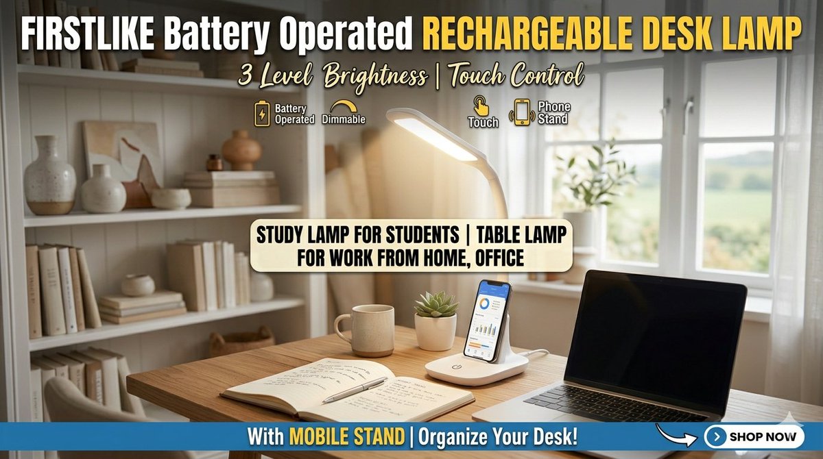 BharathKum56495's tweet image. Link's affiliate.meesho.com/collection/MTY…
The Ultimate Desk Setup Essential! 💡 FIRSTLIKE Rechargeable Lamp Review
#DeskSetup #StudyLamp #TechShorts #AmazonFindsIndia #BudgetTech #LEDLamp #WorkFromHome #StudentSetup #RoomSetup #TechReview #ShortsIndia #ViralShorts #SetupGoals #GadgetsIndia