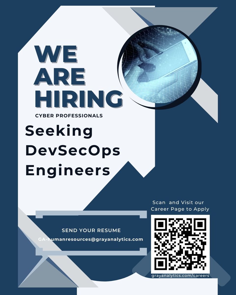 Gray_Analytics's tweet photo. Our team brings serious technical depth to work that matters: the kind of work that supports the warfighter and strengthens national security every single day.

But what sets us apart is how we work together. We'd like to talk to you about joining our team. https://t.co/xZ1RwAa4wl