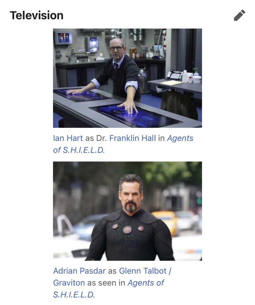 TheAmazingSpud1's tweet photo. @K_Kontroller2 Bro they had two Gravitons the first was the comic character but he never got the name. Then they used Talbot to have a mulligan on him and actually made him full supervillain. https://t.co/wFQADxVofo