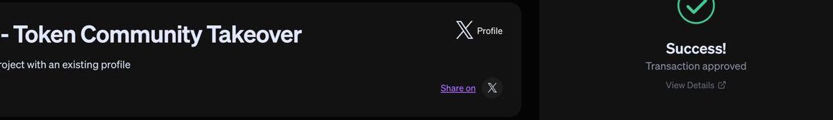 CTO approved on dex, new com linked 

$Theo