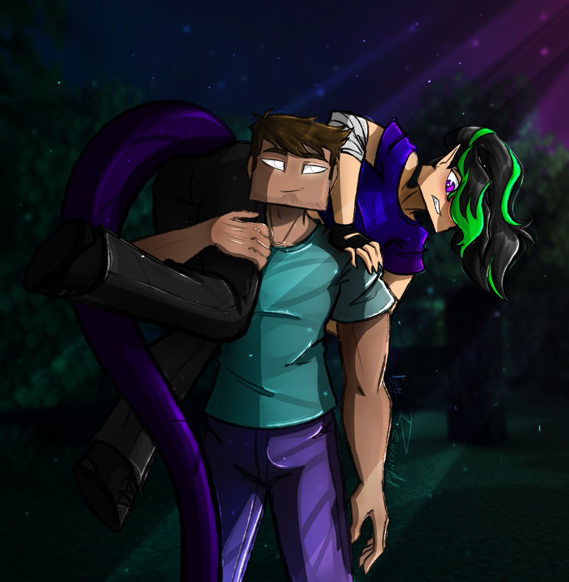 ReWorld_art's tweet photo. What is this? A brutal kidnapping?😂

#ocart #minecraftart #Minecraft #Herobrine #Herobrineart #digitalart #digital #ReWorld_art https://t.co/QPsusW5hP9