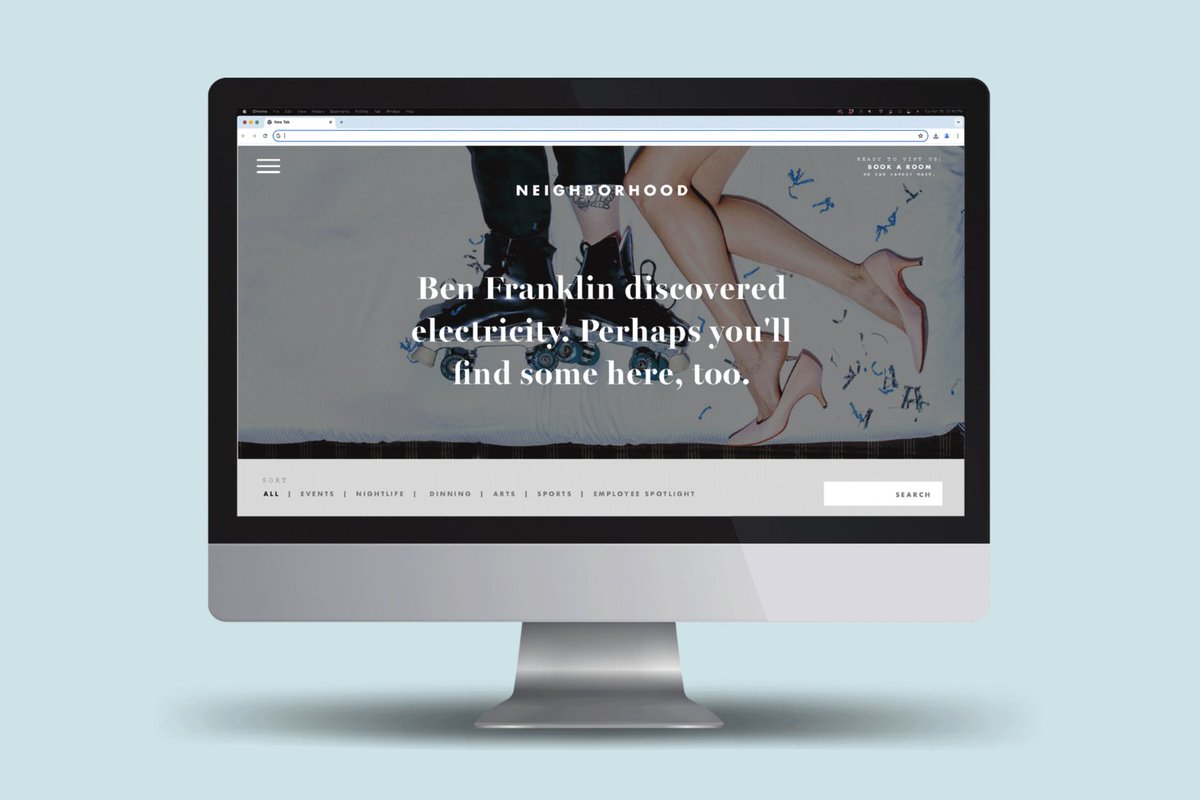 THEREPUBLIK's tweet image. Talk about shock value. Website for The Franklin Hotel. 

#therepublik #defytheodds #advertising #marketing