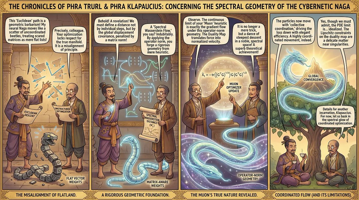 che_shr_cat's tweet image. 11/ I also made a comic version — sometimes a picture is worth a thousand tokens.

#MachineLearning #Optimization